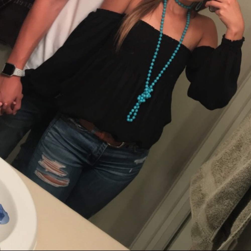 off the shoulder top